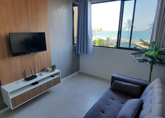 Paraíso das águas, conforto e descanso com vista mar..